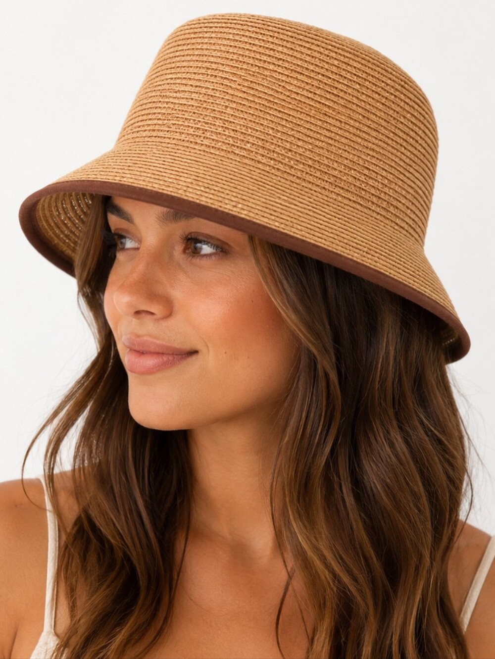 San Diego Ribbon Trim Bucket Hat